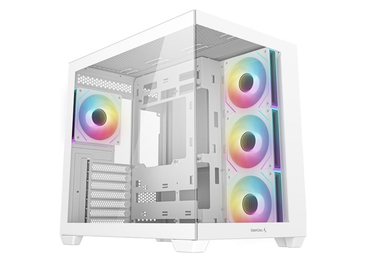 Kase kompjuteri DeepCool CG530 4F WH, MIDI Tower
