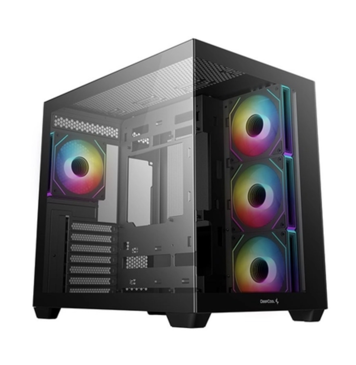 DeepCool CG530 4F Midi Tower, e zezë