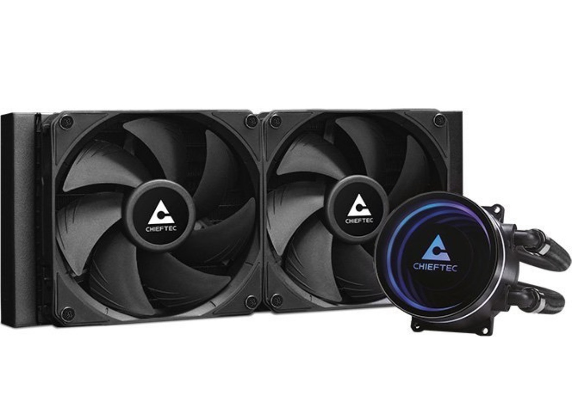 Ftohës CPU Chieftec ICEBERG 240 DARK, AIO, radiator 240mm, ARGB